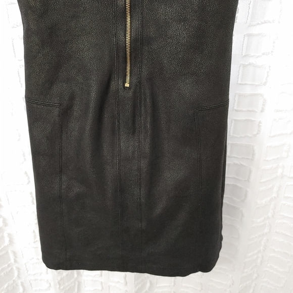 HALE Bob Leather Look Dress Size M - Picture 11 of 16